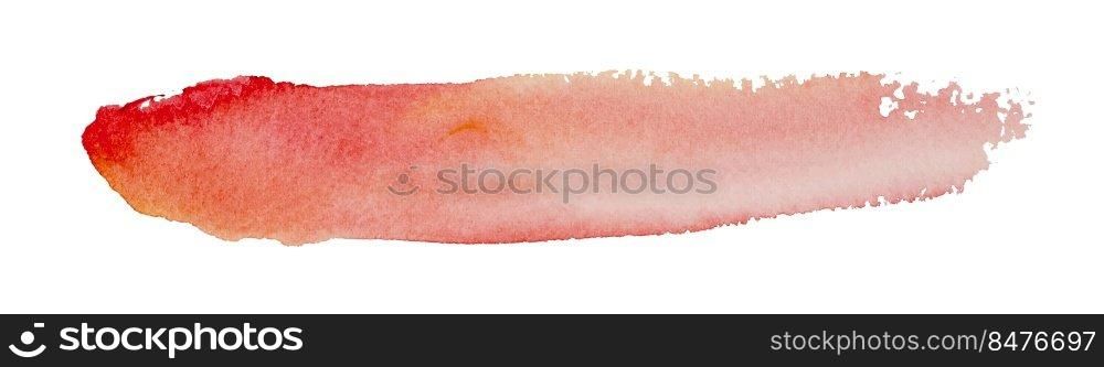 Abstract watercolor painting texture brush for template banner background, Brushstroke art texture artistic colorful isolated red, orange, Watercolor brushstroke abstract art textured paintings.