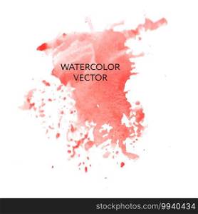 Abstract watercolor splash. Watercolor drop vector. Abstract watercolor splash. Watercolor drop vector pink