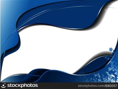 Abstract wave background. Vector illustration
