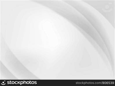 Abstract wave element on gray background, vector, illustration.