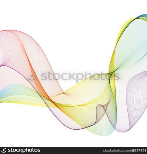 Abstract wave isolated on white background. Abstract wave isolated on white background. Vector illustration EPS10