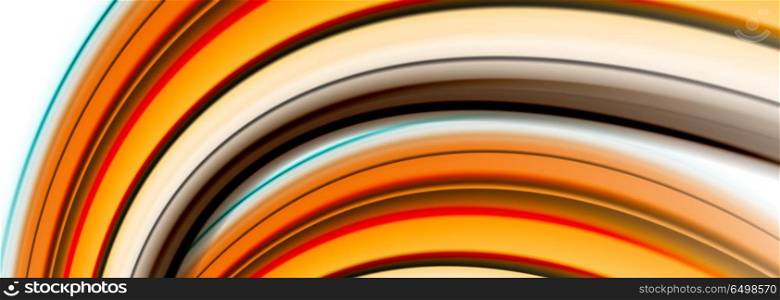 Abstract wave lines fluid color stripes. Vector artistic illustration for poster or web banner. Abstract wave lines fluid color stripes. Vector artistic illustration for presentation, app wallpaper, banner or poster