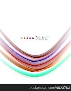 Abstract wave on white, background template
