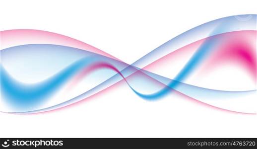 Abstract Wave on White Background. Vector Illustration. EPS10. Abstract Wave on White Background. Vector Illustration.