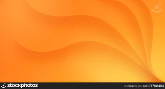 abstract wave orange modern shapes. postcard or brochure cover design.