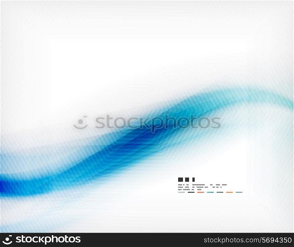 Abstract wave poster
