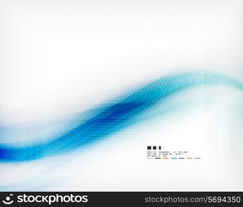 Abstract wave poster