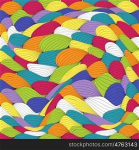 Abstract Wave Seamless Pattern Background. Vector Illustration EPS10