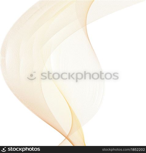 Abstract wave swirl swoosh, iridescent color flow. Air wind wavy undulate curve. Modern trendy design for banner background. Transparent veil effect. Vector illustration