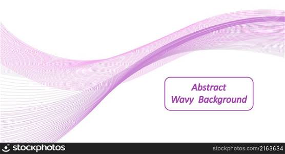 Abstract wave swirl swoosh, pink and purple airy flying wave, transparent smooth color flow. design element isolated, vector illustration
