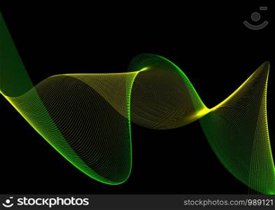 Abstract wave vector element for design. ingredient of background