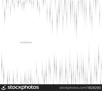 Abstract waved lines texture grey and white technology geometric design. Warped diagonal striped Stripes gradient background. illustration - Vector, eps 10