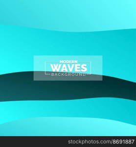 Abstract Waves background. Dynamic shapes composition