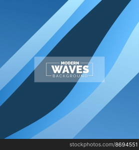 Abstract Waves background. Dynamic shapes composition