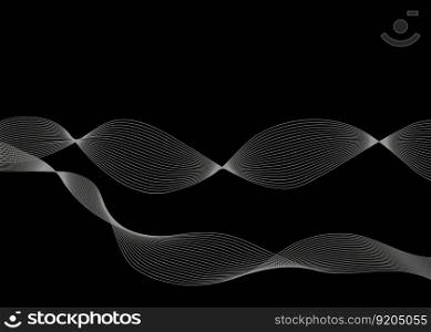 Abstract waves background. Vector illustrstion