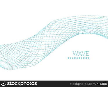 Abstract waves from lines. Blend design. Vector illustration on white background.. Abstract waves from lines. Blend design. Vector illustration on white