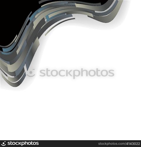 abstract waves vector illustration