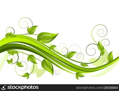 Abstract wavy background. Bright illustration