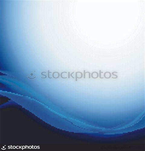 Abstract wavy blue background. This is file of EPS10 format.