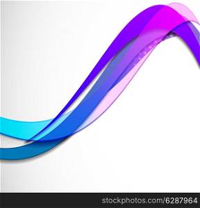 Abstract wavy striped background with shadows and motion effect