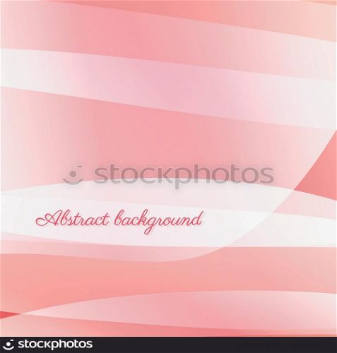 Abstract wavy vector background in pink