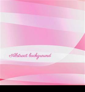 Abstract wavy vector background in pink