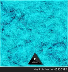 Abstract web background. Triangles background. Geometrical lines