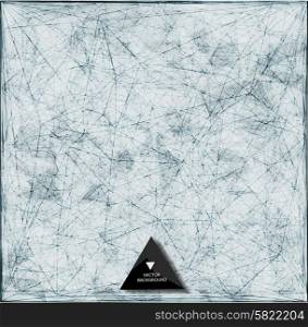 Abstract web background. Triangles background. Geometrical lines
