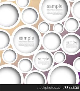Abstract web design bubble background. Modern, clean, Design template, can be used for info-graphics,banne rs, graphic or website layout vector