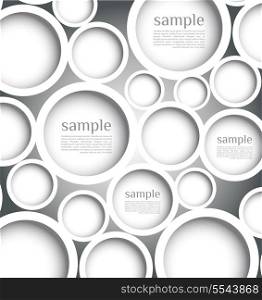 Abstract web design bubble with background. Modern, clean, Design template, can be used for info-graphics,banners, graphic or website layout vector