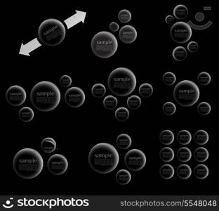 Abstract web design bubble with background. Modern, clean, Design template, can be used for info-graphics,banners, graphic or website layout vector