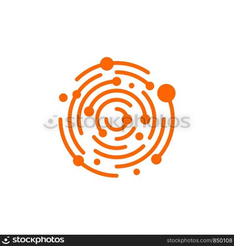 Abstract Whirlpool Logo Template Illustration Design. Vector EPS 10.