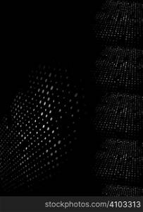 Abstract white and black grid background ideal to place text over