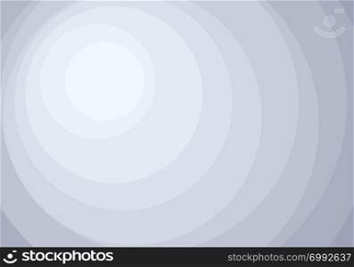 Abstract white and gray circles layers pattern background. Vector illustration