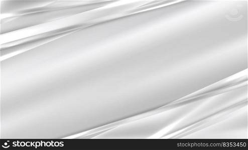 Abstract white and gray diagonal stripes lines background texture. Vector illustration