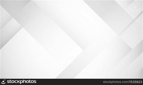 Abstract white and gray lines technology modern geometric shape subtle background vector design