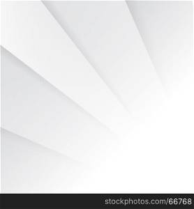 Abstract white and gray paper cut overlap background with shadow for print, ad, magazine, poster, brochure, flyer, leaflet, Vector illustration