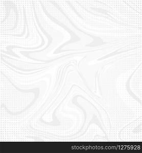 Abstract white and gray water color marble with halfton decoration background. Use for ad, poster, artwork, template design, print. illustration vector eps10