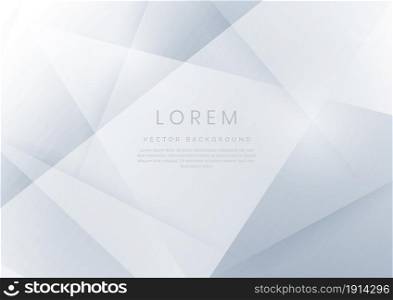 Abstract white and grey gradient diagonal background. You can use for ad, poster, template, business presentation. Vector illustration