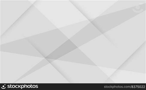 Abstract white and grey modern geometric shape with futuristic concept background