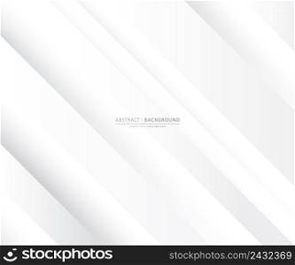 Abstract white and light gray wave luxury. Modern texture smooth background illustration.