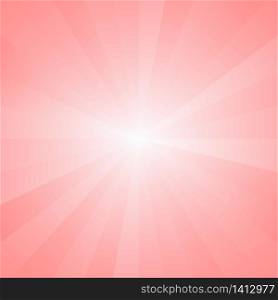 Abstract white and red starburst background. Vector illustration