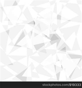 Abstract White background low poly vector illustration