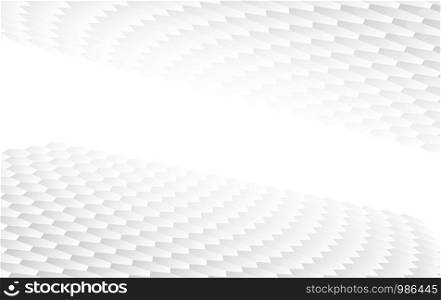 Abstract white background of Embossed surface Hexagon,Honeycomb modern horizontal pattern concept, Creative light circle style. Geometric mesh minimal gradient color for wallpaper.vector illustration