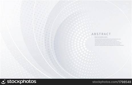 Abstract white background poster beauty with dynamic. technology network Vector illustration.