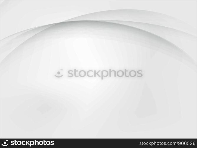 abstract white background with curve and triangle. vector texture. illustration,gray, black.