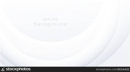 abstract white background with curve lines