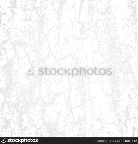 Abstract white background with dotwork texture of wood crust