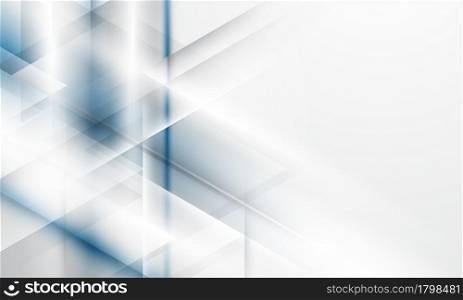 Abstract white blue background poster with dynamic. technology network Vector illustration.