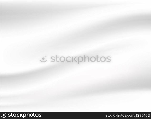 Abstract white cloth vector background
